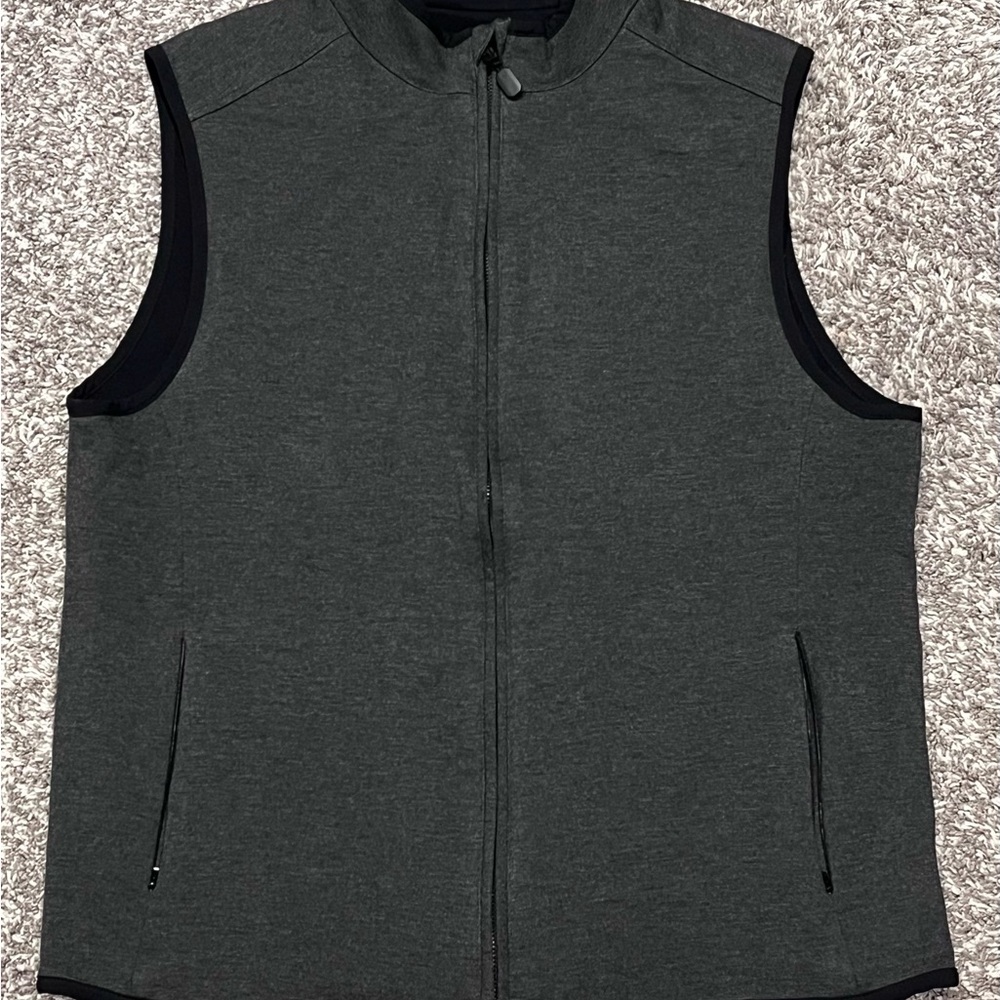 Men's Gray Sleeveless Jacket